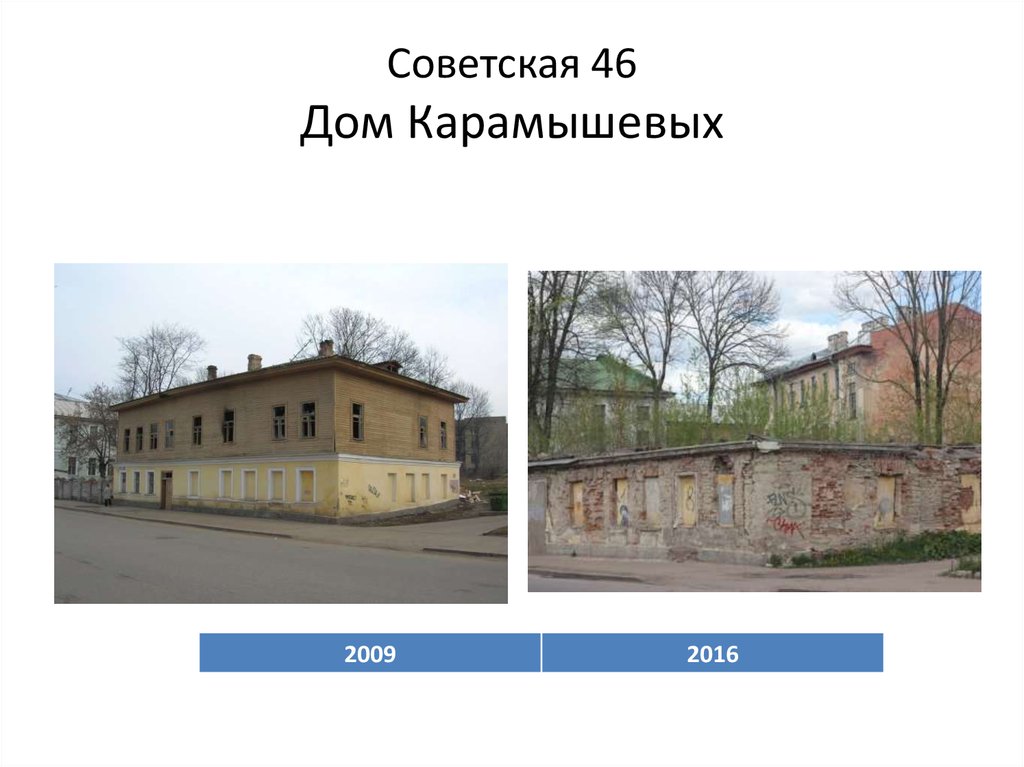 Советская 46 Дом Карамышевых