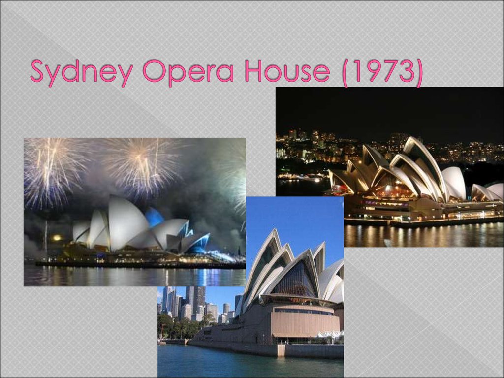 Sydney Opera House (1973)