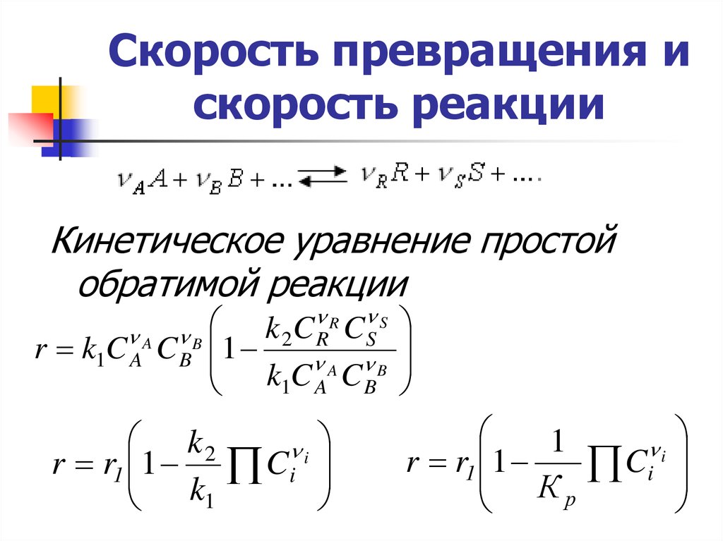 Кинетическое уравнение. Кинетическое уравнение скорости реакции. Кинетическое уравнение сложной реакции. Кинетическое уравнение простой реакции. Общее уравнение скорости реакции.