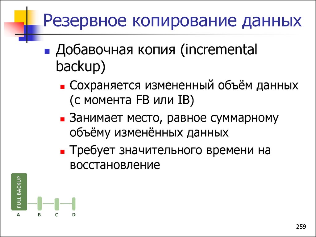 Копирование данных. Резервирование информации. Резервирования и восстановления информации. Резервное копирование информации. Средства резервного копирования.