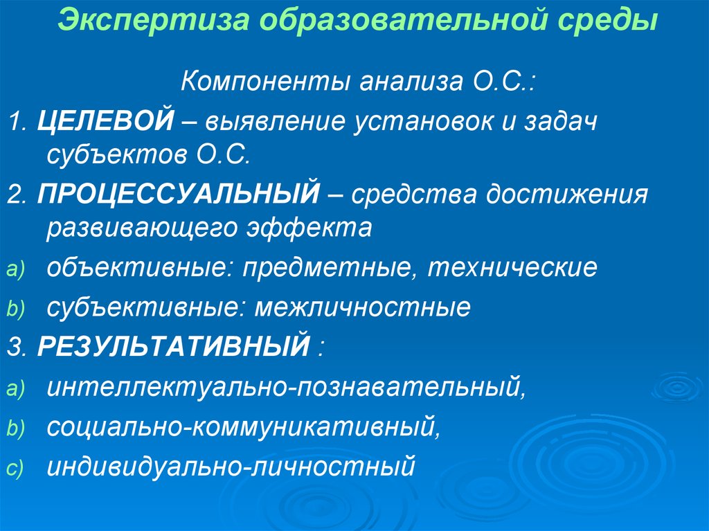 Экспертиза образовательных учреждений