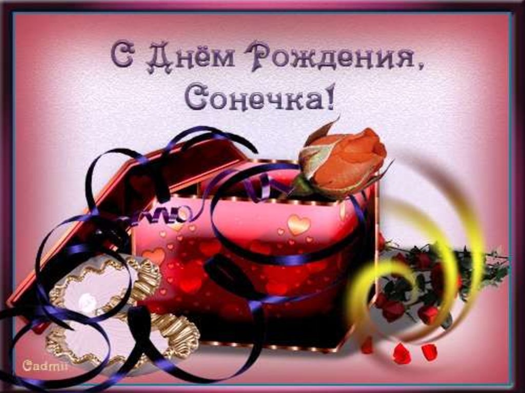 С днем рождения сонечка картинки прикольные