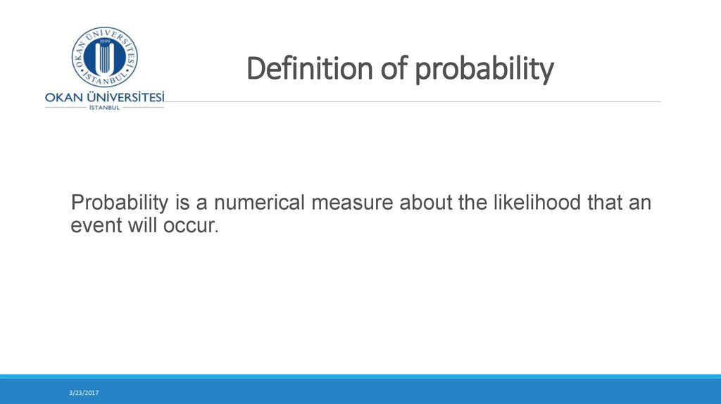 Definition of probability