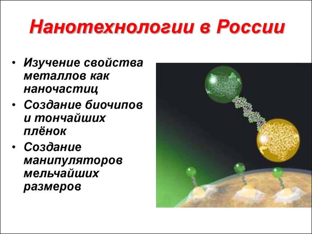 Нанотехнологии в России