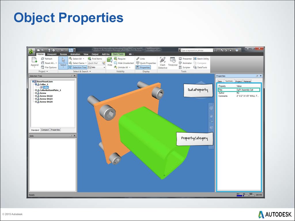 Object and property. Object/item properties. Object c. Site specific object.