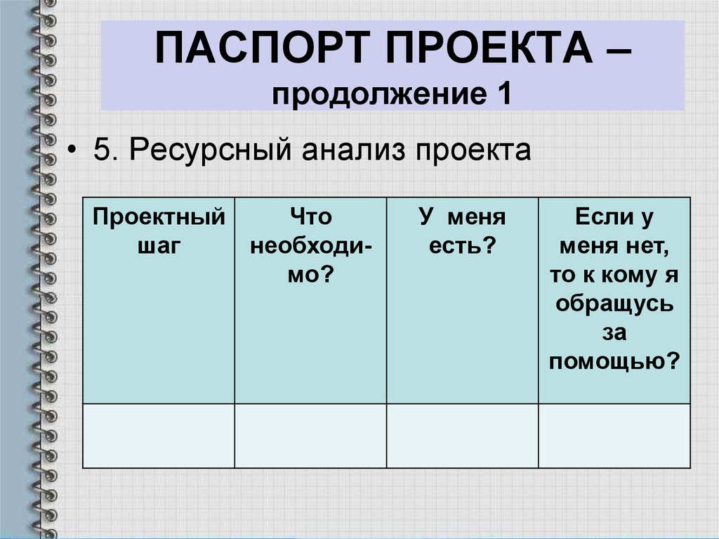 Продолжение проекта