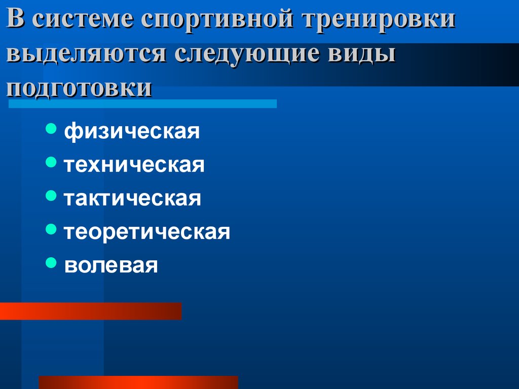 Какие виды подготовки. Система спортивной подготовки это. Виды подготовки спортсмена. Стороны спортивной подготовки. Основные стороны спортивной тренировки.