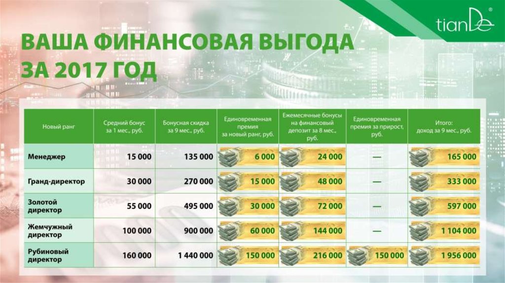 Финансовая программа. Финансовая выгода. Тианде золотой директор. Новый финансовый год. Финансовая выгода таблицы.