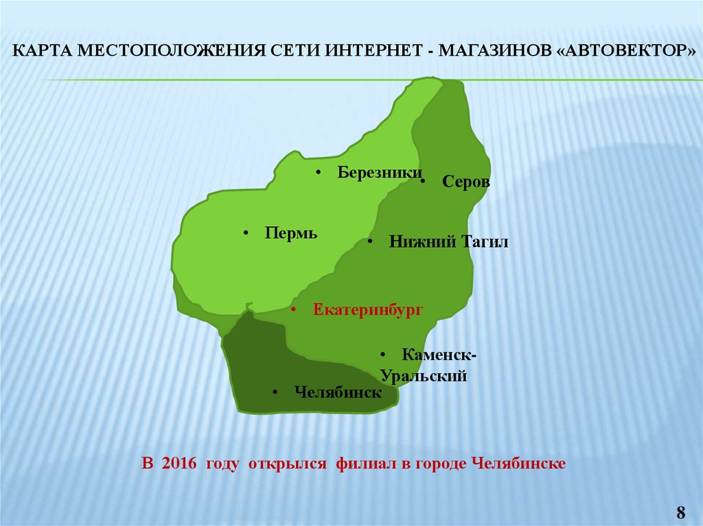 Карта с местом положения