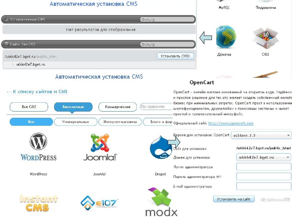 Версий com. Привлекательный Интерфейс. Аккаунт для презентации. Joomla домен сайта. Что нужно для установки cms.