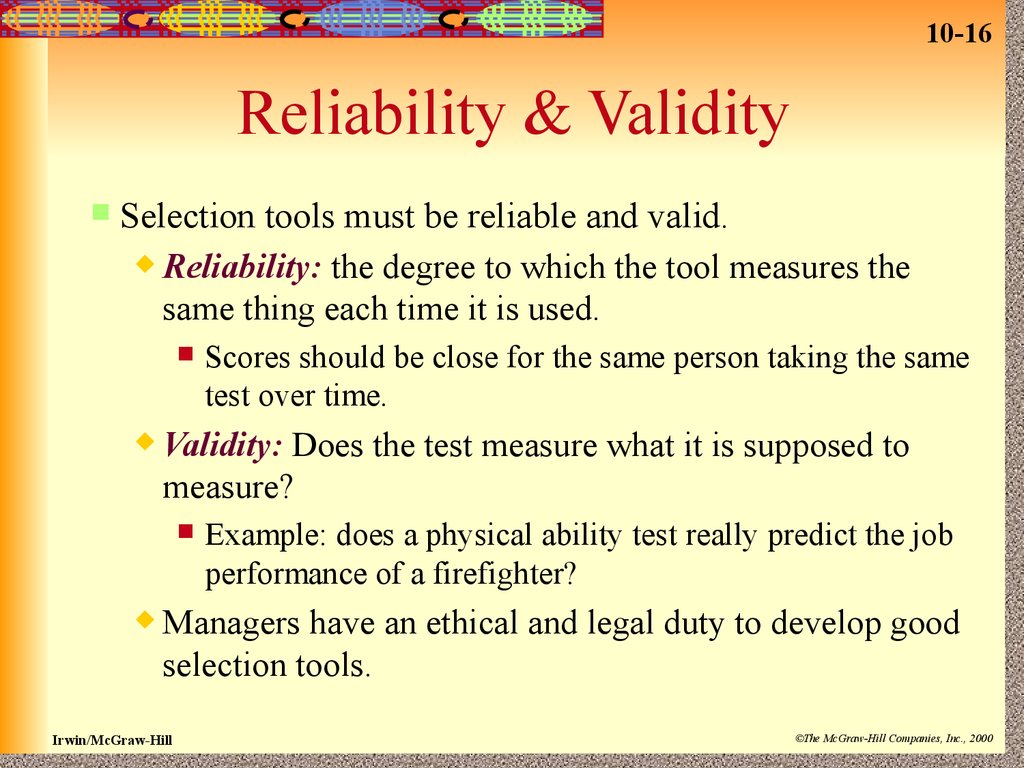 epds reliability and validity