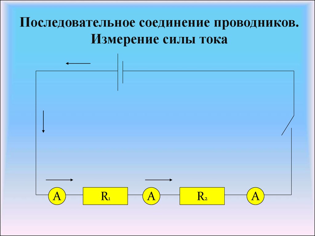 Последовательное и параллельное соединение презентация 10 класс