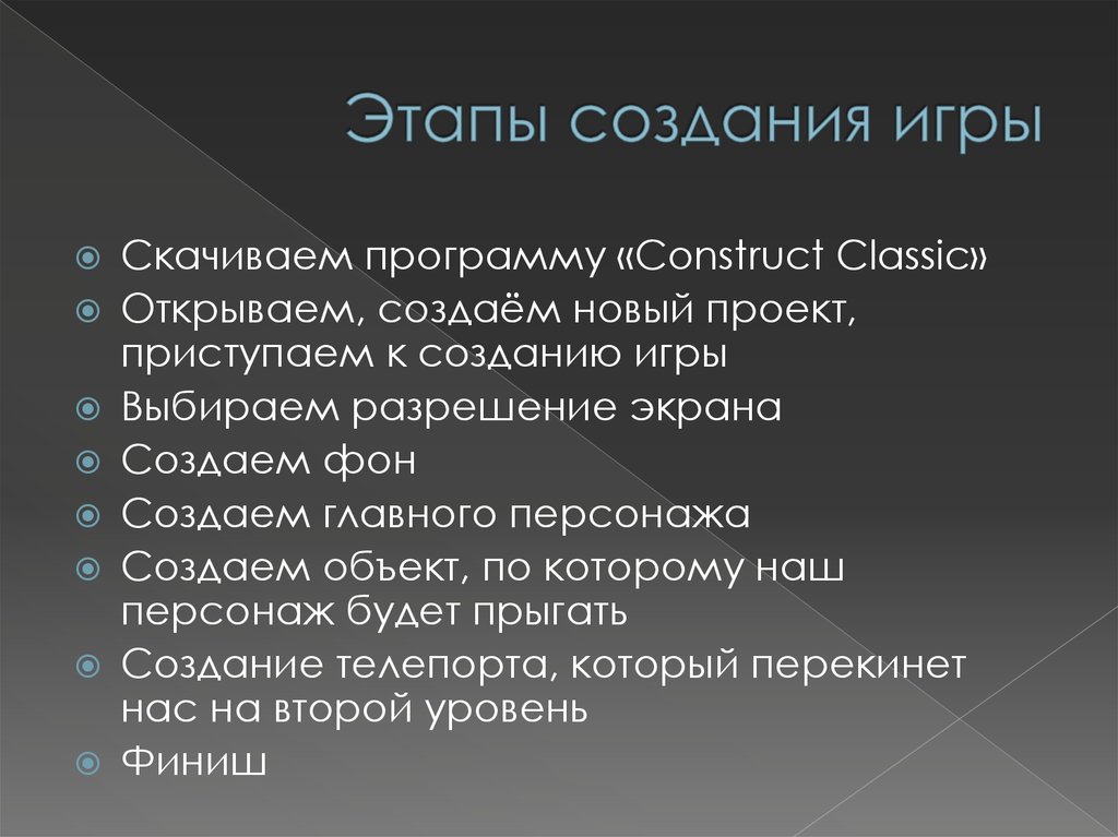 Создание компьютерной игры проект на тему создание