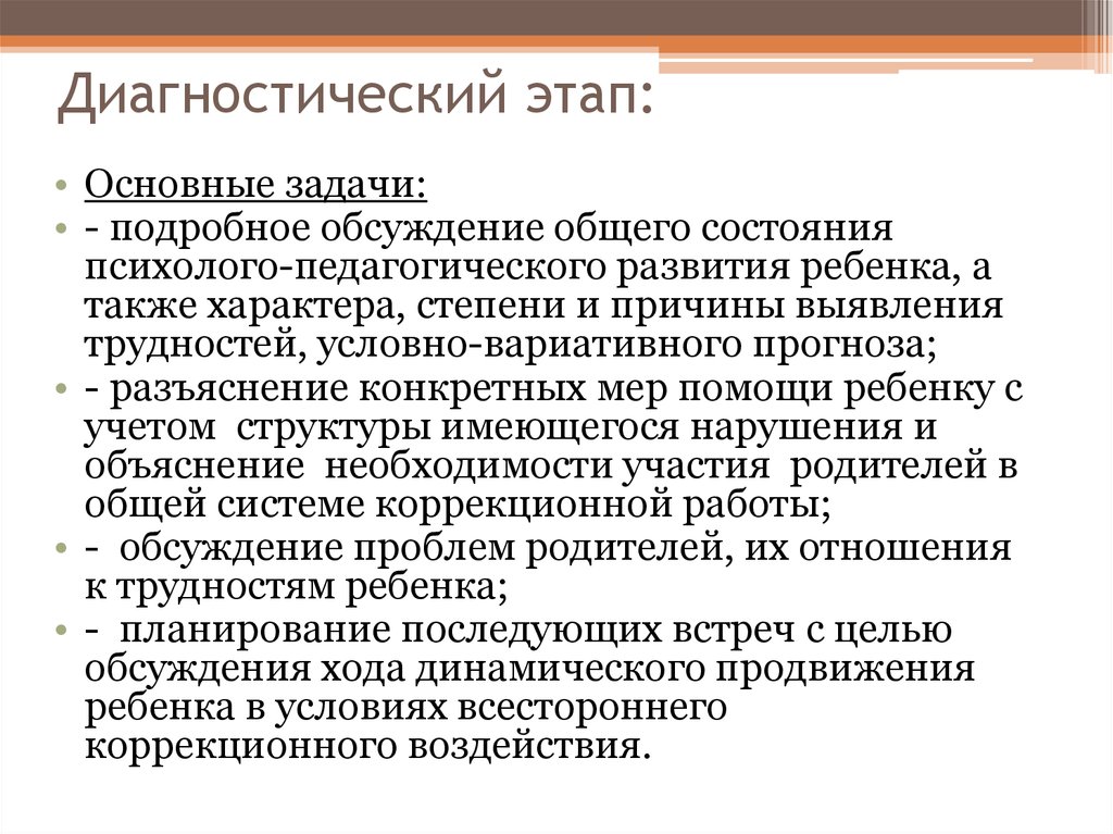 3 этап диагностики. Основные этапы диагностики развития ребенка. Этапы диагностической деятельности. Стадии диагностических задач. Основные этапы диагностической работы.