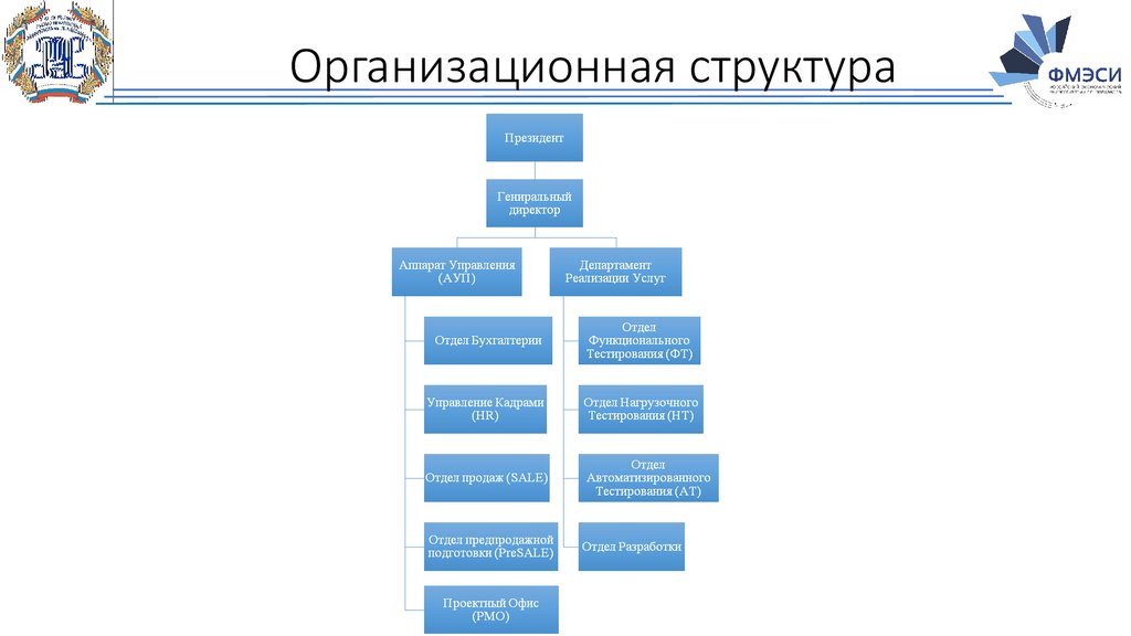 Организационные рамки проекта