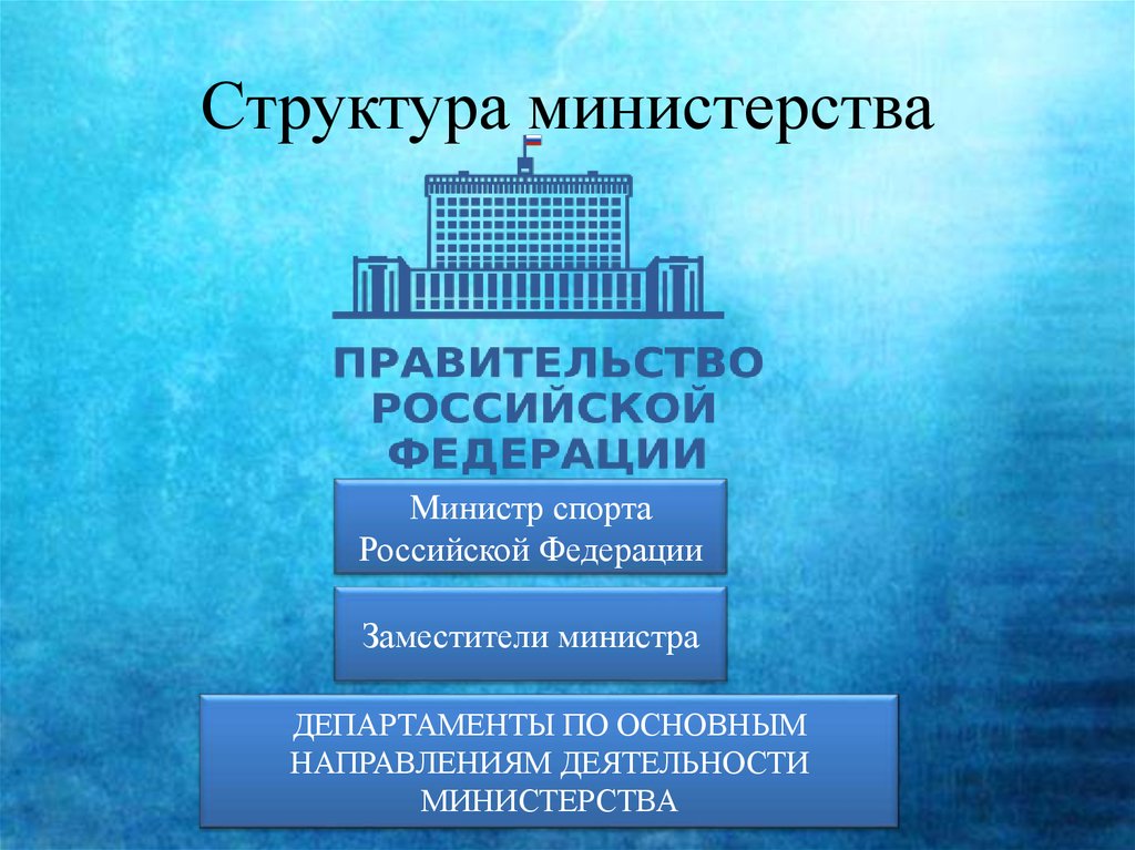 Структура министерства