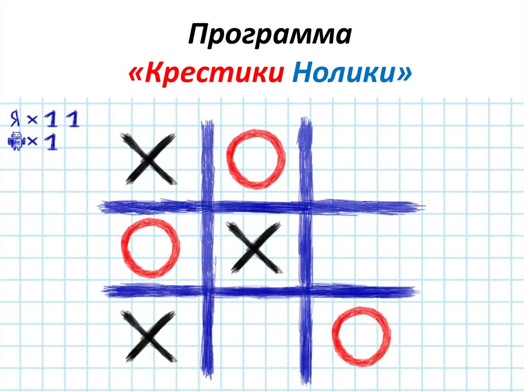 Презентация крестики нолики шаблон