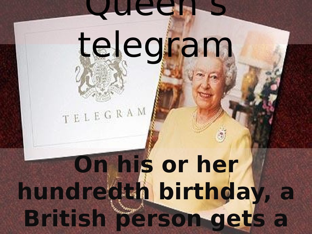 Queen’s telegram