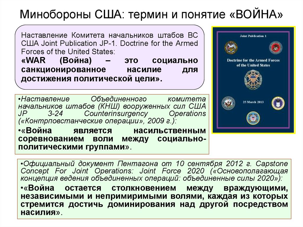 Понятие сша. Термины понятия войн. Комитет начальников штабов США структура. Термины США.