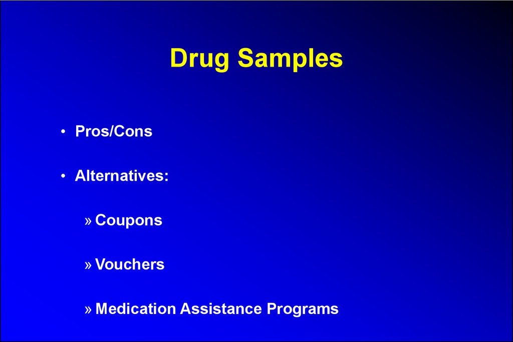 Drug Samples