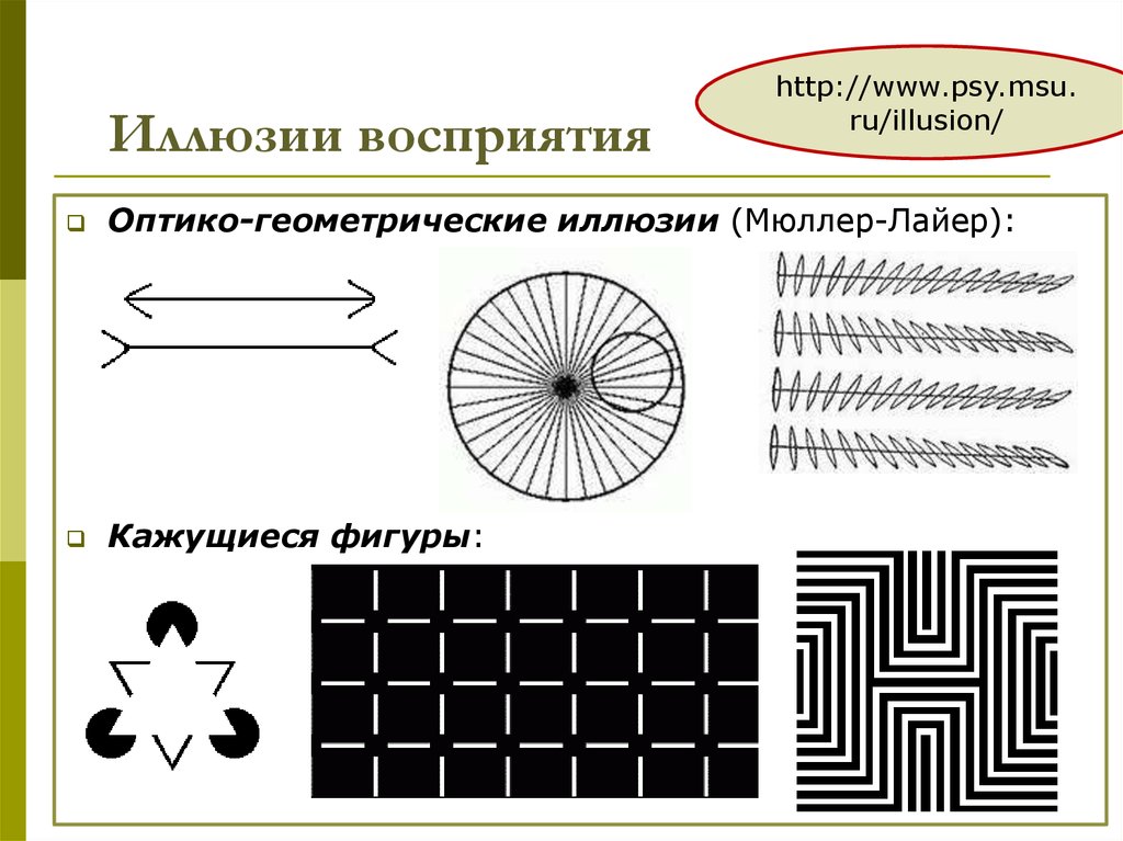 Кажущиеся фигуры. Иллюзии восприятия. Оптико-геометрические иллюзии. Зрительные иллюзии в психологии. Иллюзии восприятия в психологии примеры.