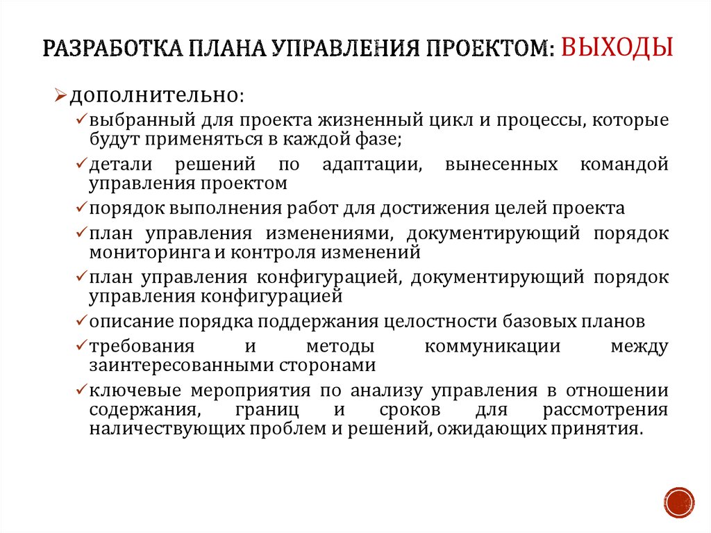 Консультации в области управления проектами