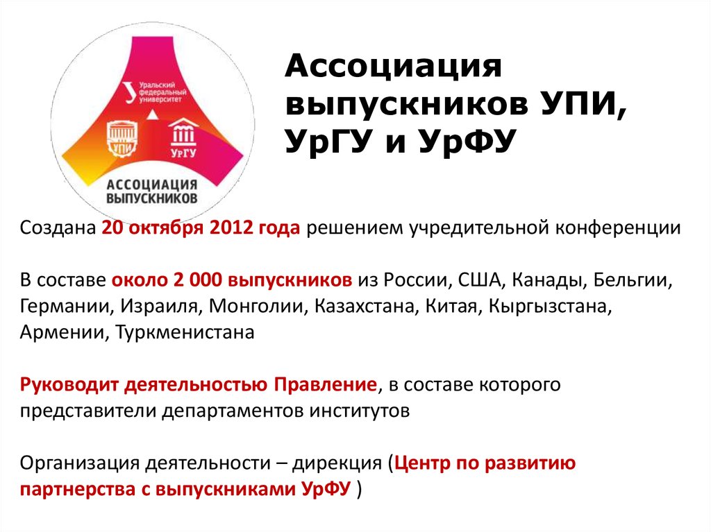 Презентация урфу для диплома