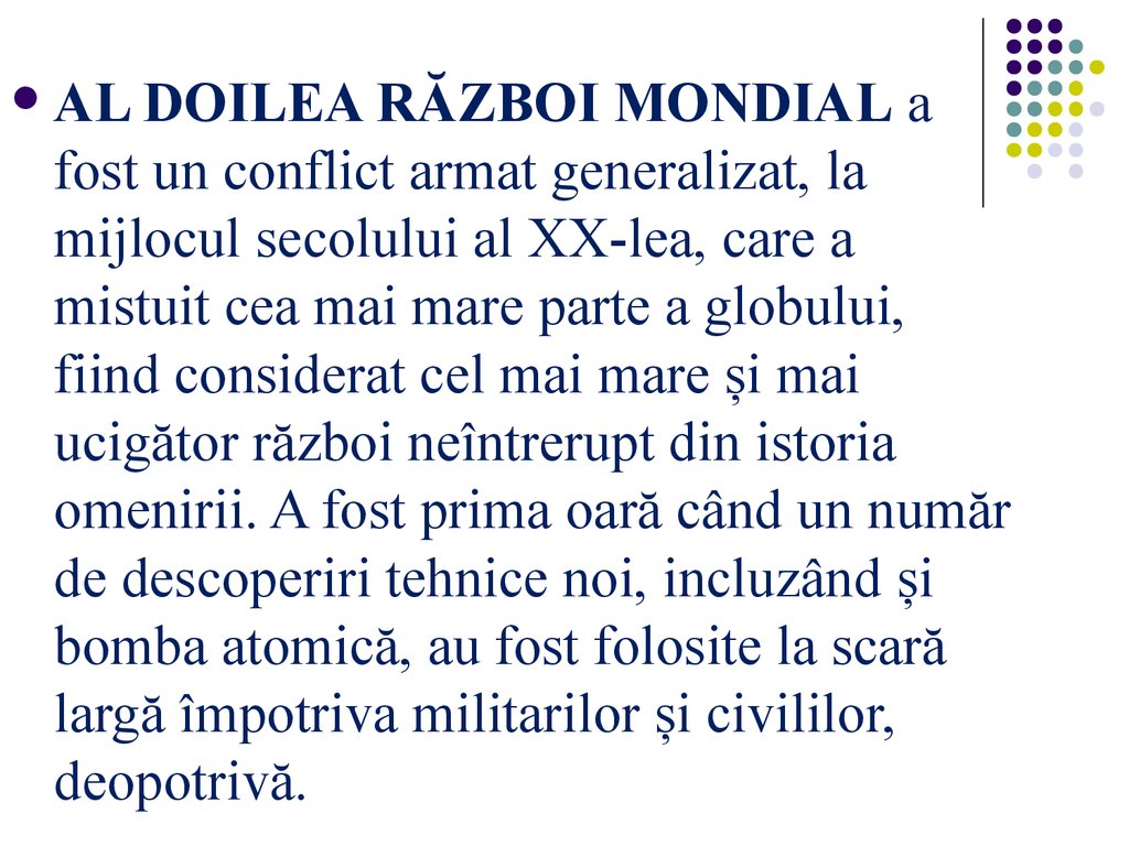 Al Doilea RÄƒzboi Mondial 1939 1945 Ofensiva Statelor Agresoare Online Presentation