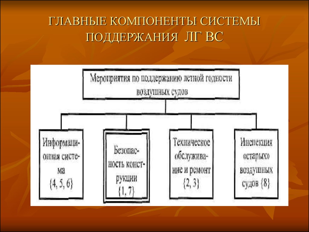 Компоненты подсистемы. Поддержание летной годности воздушных судов. Система поддержания летной годности. Общая структура системы обеспечения и поддержания летной годности вс. Поддержание летной годности вс.