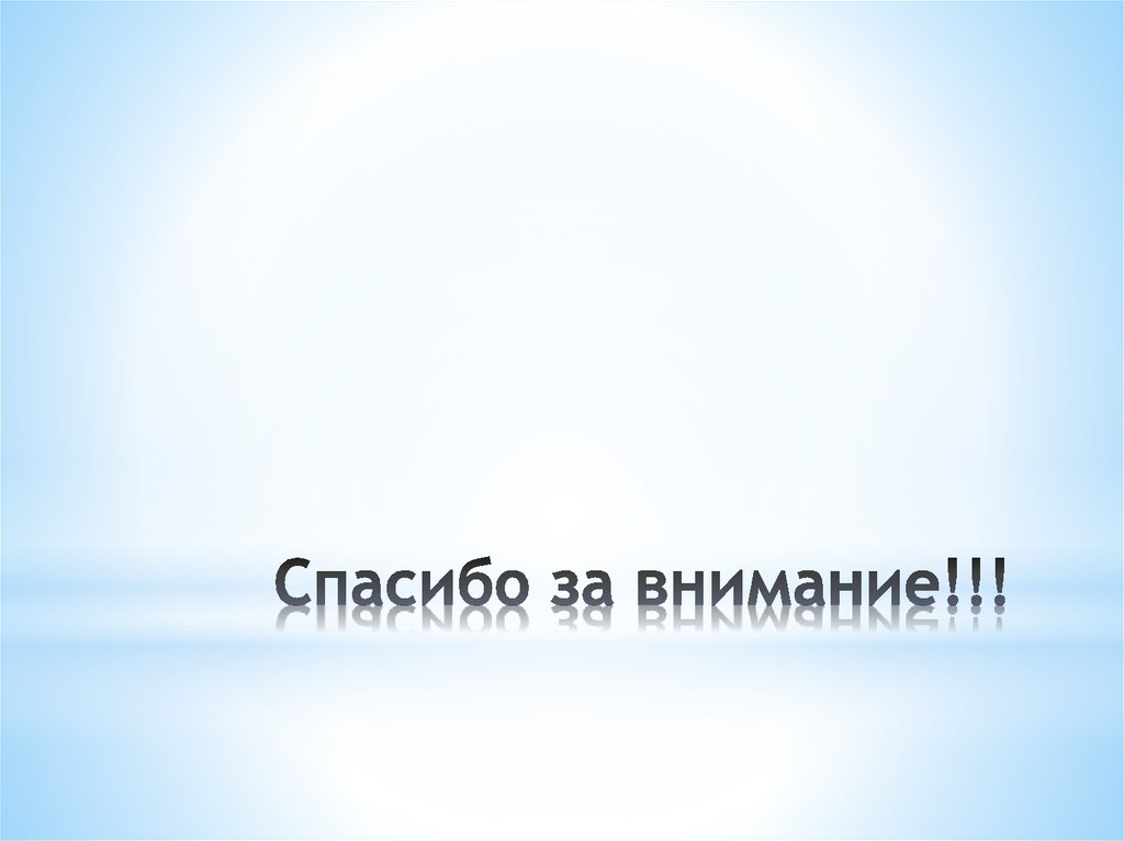 Спасибо за внимание!!!