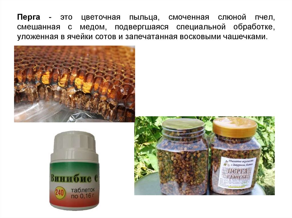 Препараты пыльцы. Препараты из перги. Лекарственное сырье животного происхождения. Мёд с пергой. Витамины на основе пчелиной пыльцы.