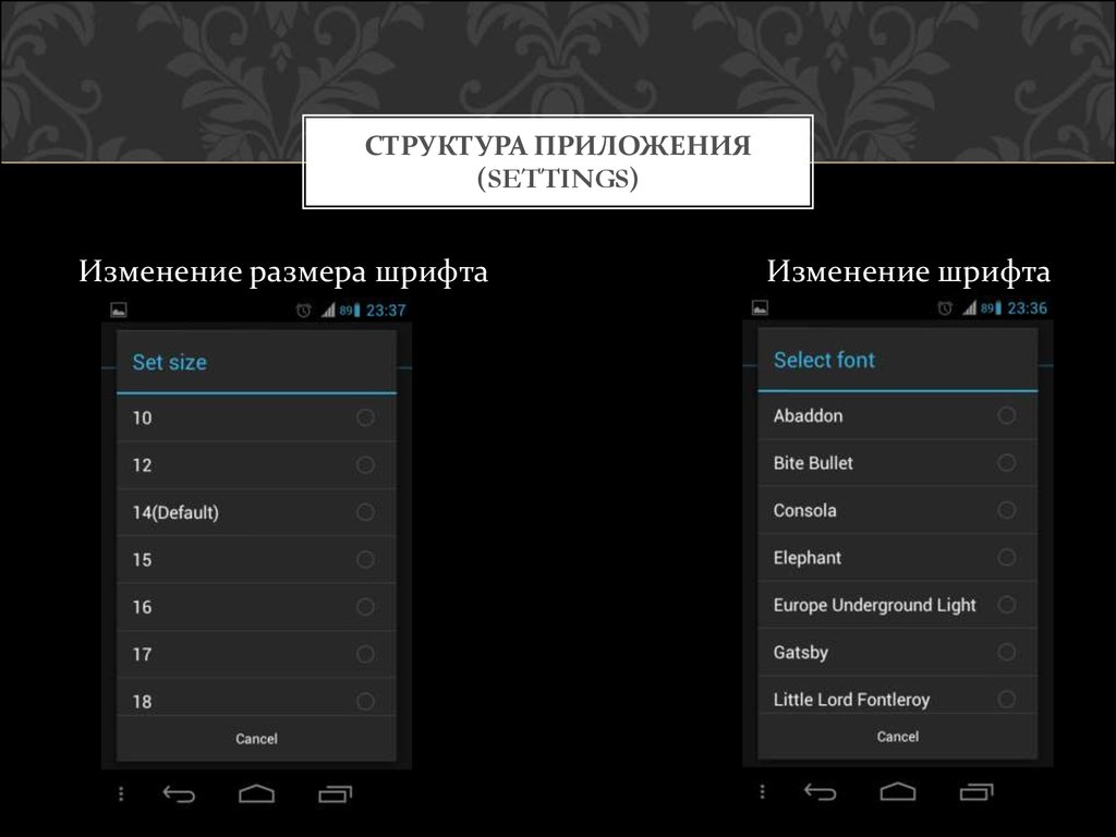 App настройки. Приложение для изменения шрифта. Приложения для смены шрифта на русском. Размер шрифта для мобильного приложения. Иерархия шрифтов на сайте.