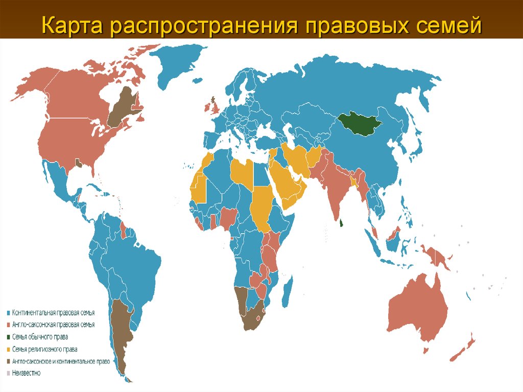 Страны англосаксонской системы