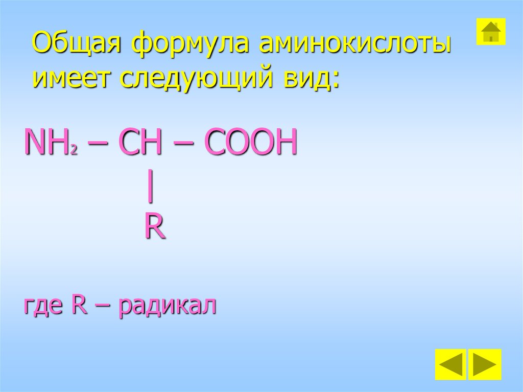 Аминокислота имеет