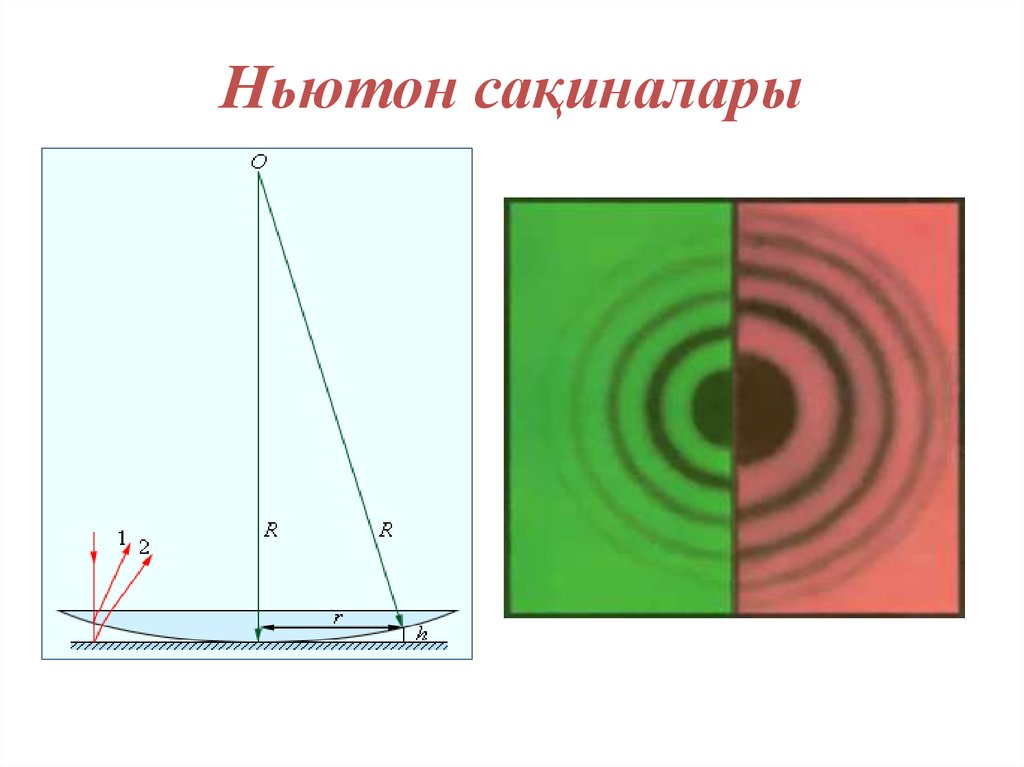 Кольца ньютона рисунок