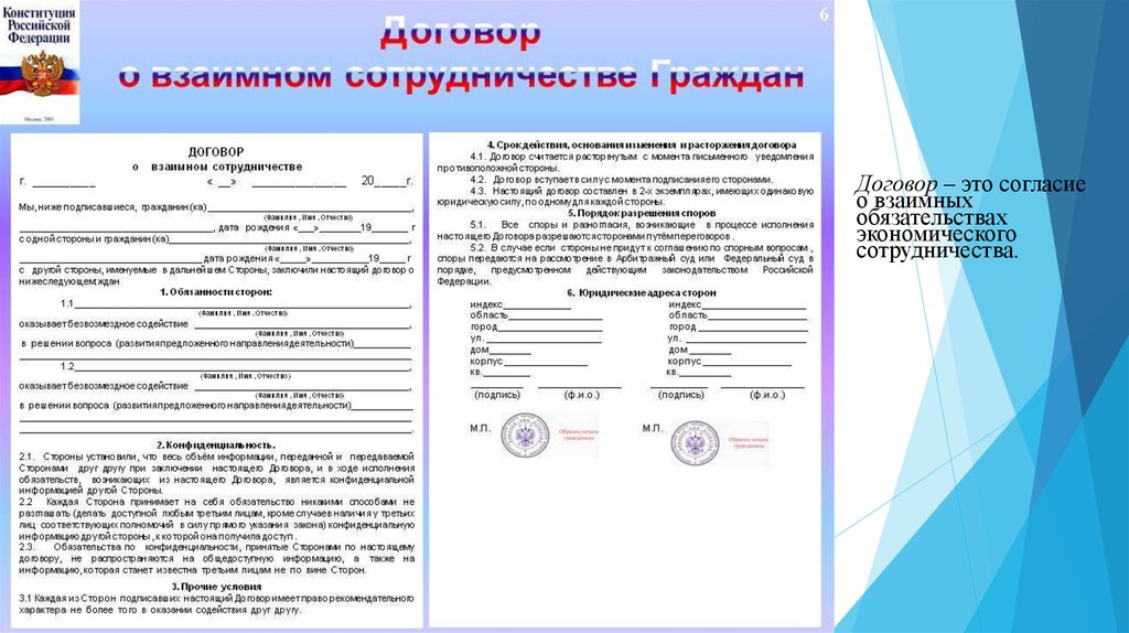 Образец соглашение между партнерами по бизнесу