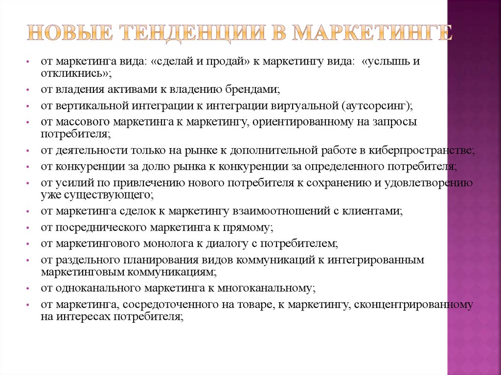 Маркетинг как технология управления рынком 8 класс презентация