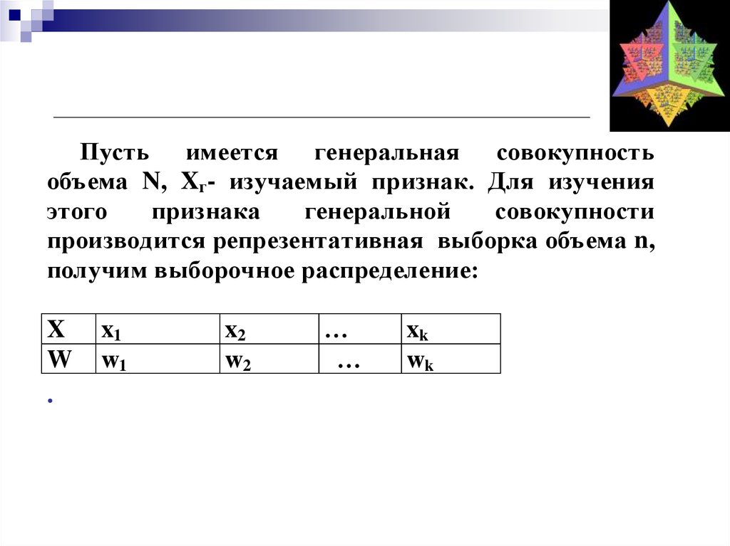 Точечными оценками генеральной совокупности