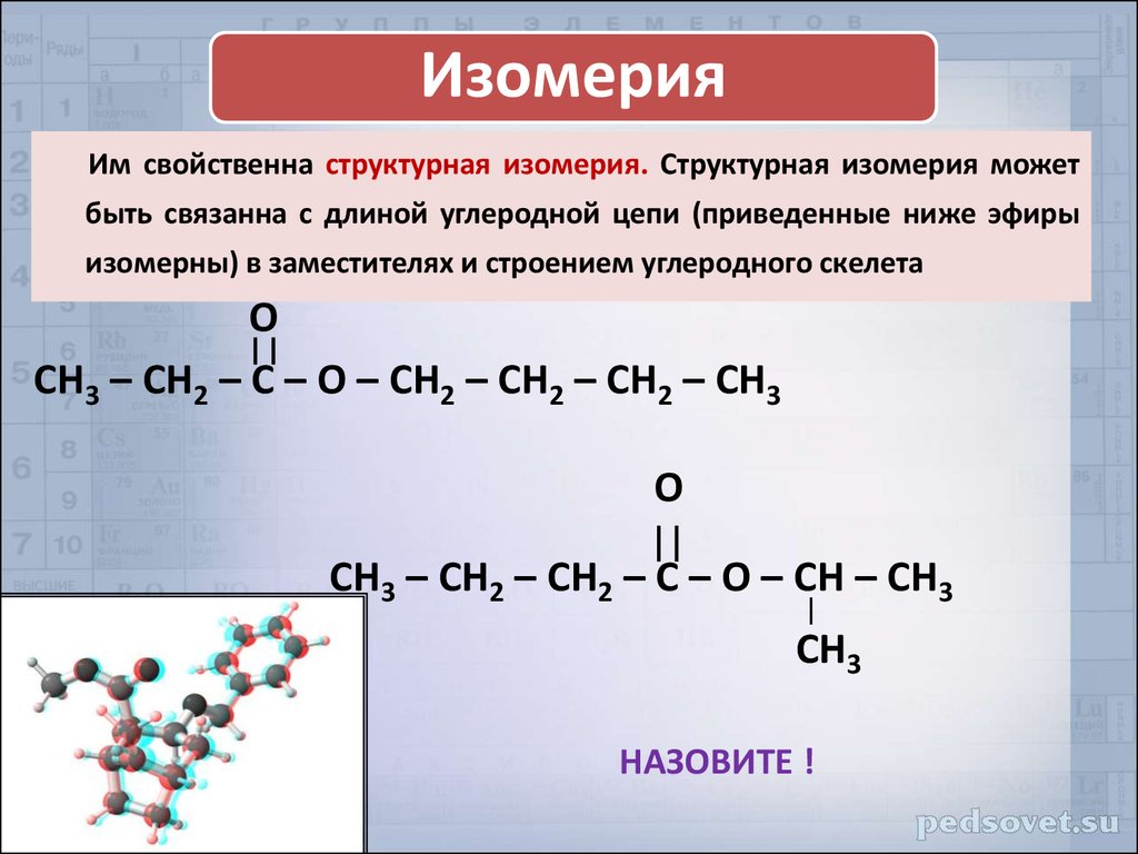 Тест изомерия. Углеродный скелет сложных эфиров. Эфиры изомерны. Структурная изомерия. Углеводородные Цепочки.