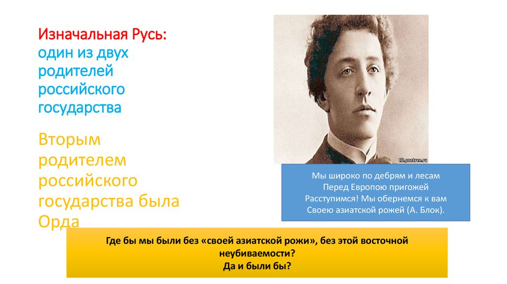 Изначальная Русь: один из двух родителей российского государства