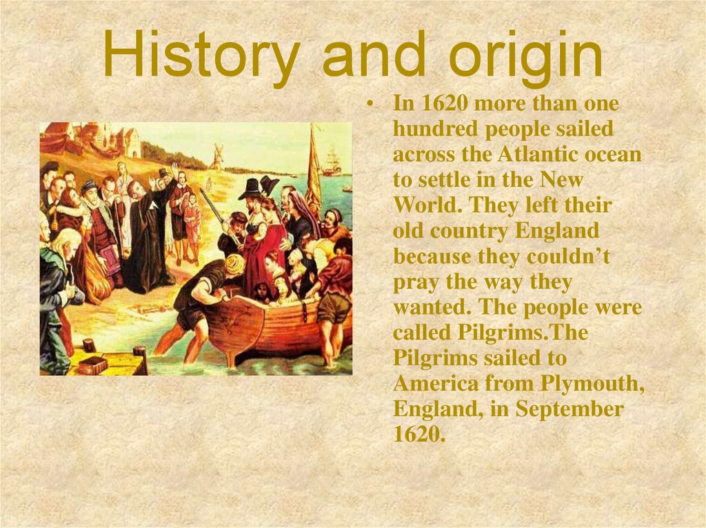 History and origin