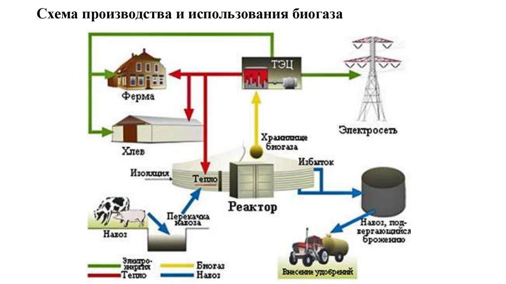 Производство биогаза презентация