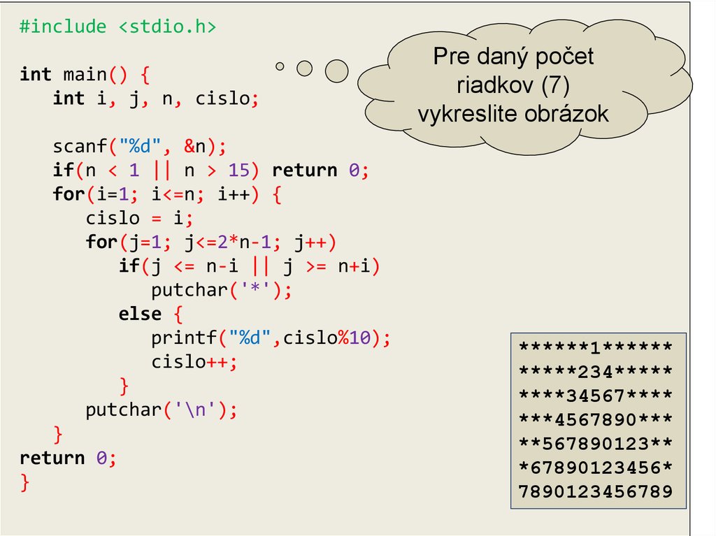 Procedurálne programovanie - презентация онлайн