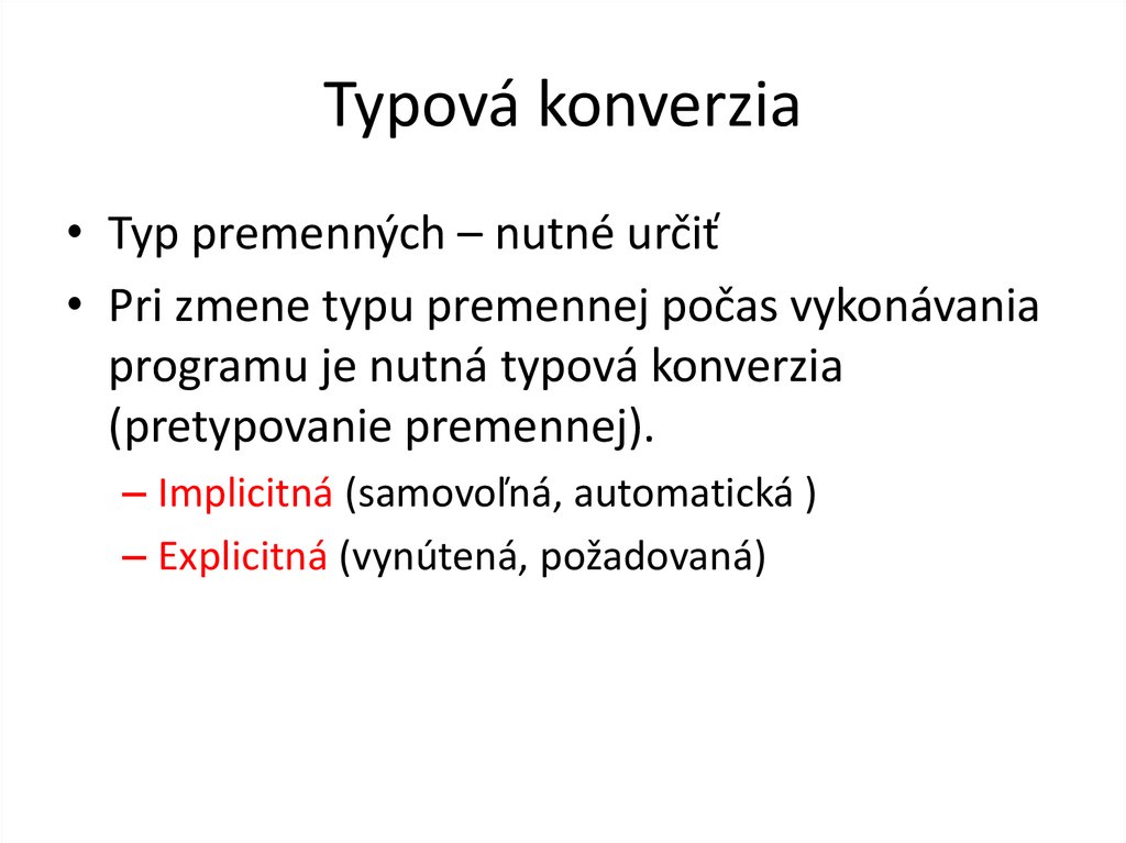 Typová konverzia