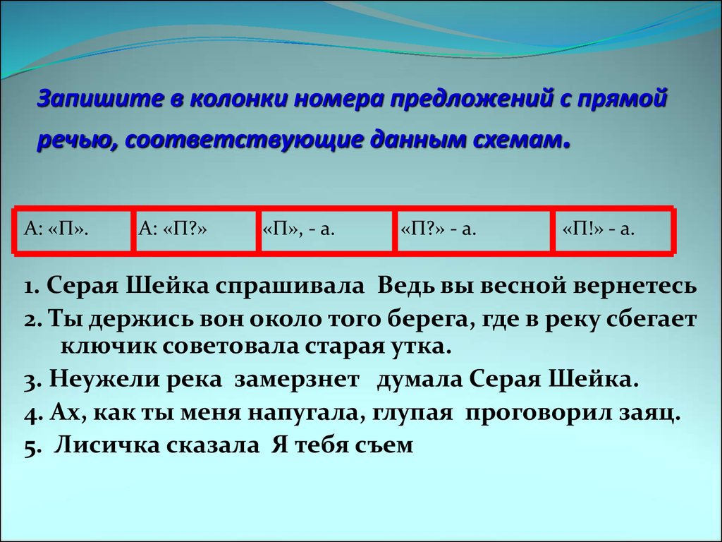 Прямая речь сегодня