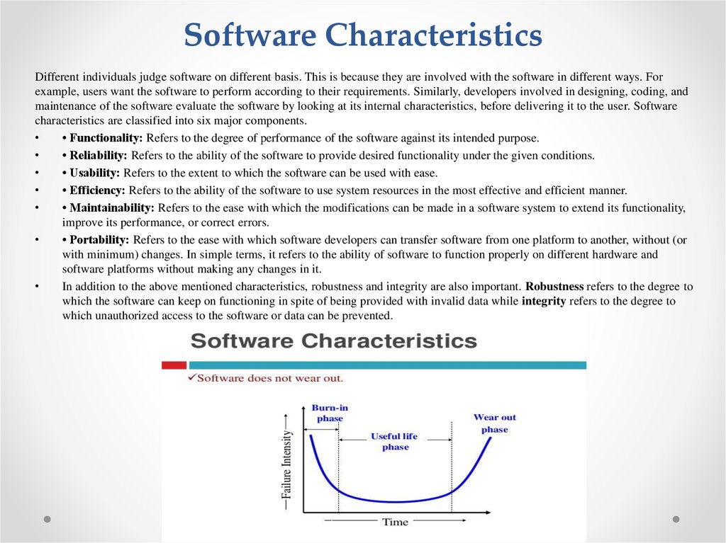 software-characteristics