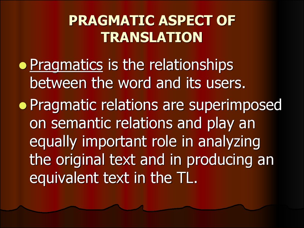 Equivalence In Translation The Levels Of Translation Online Presentation