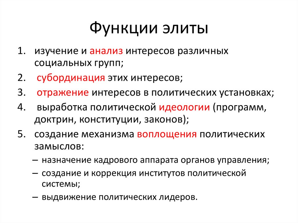 Функции политической элиты. Функции элиты. Функции политической элиты в обществе. Политическая элита функции.