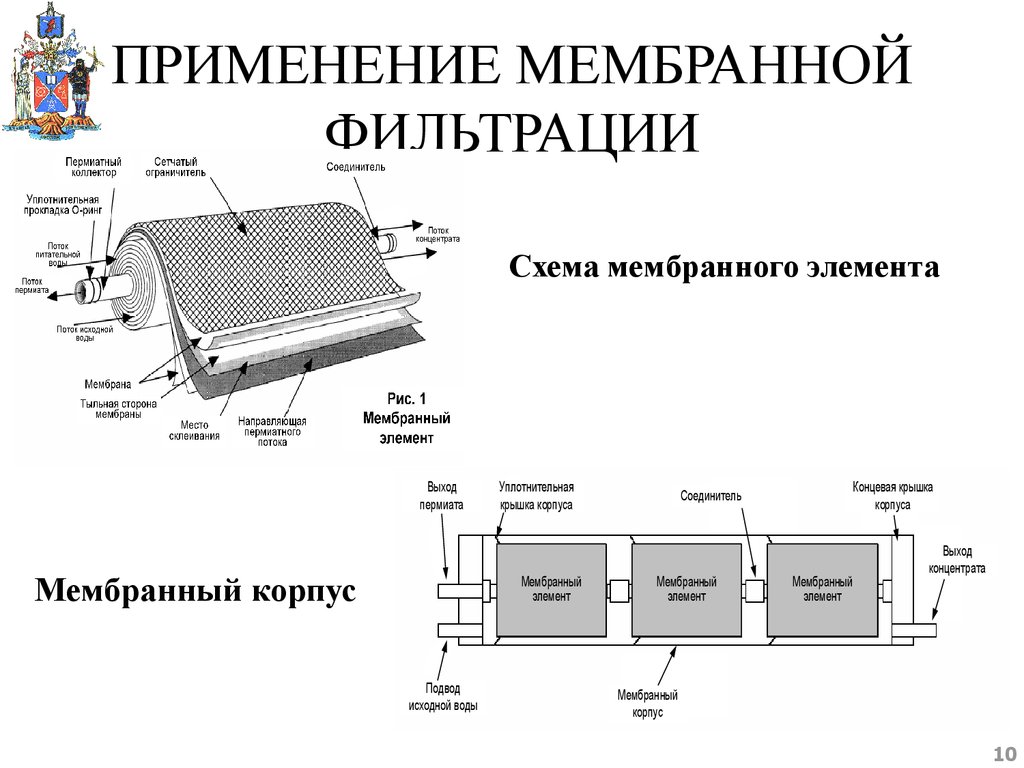 Элементы мембраны