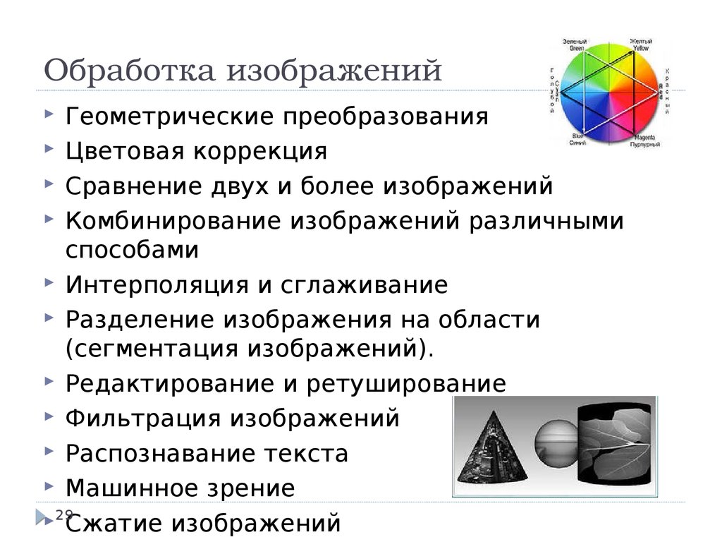 Технологии обработки изображения и звука